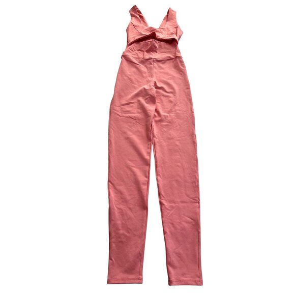 Live The Process Cutout Bodysuit in Pink - Picture 1 of 6